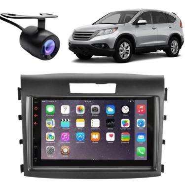 Imagem de Central Multimídia Automotiva 2 Din MP5 Honda CRV 7 Touch Screen TFT Digital USB Blueto...