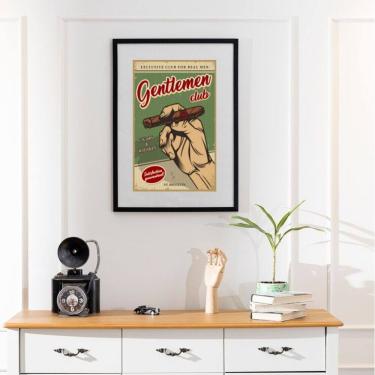 Imagem de Quadro Vintage Charuto - 60x48cm