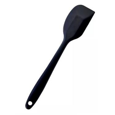Imagem de Espátula Pão Duro Fechada Raspadora De Silicone 27cm - - Eco, Preta