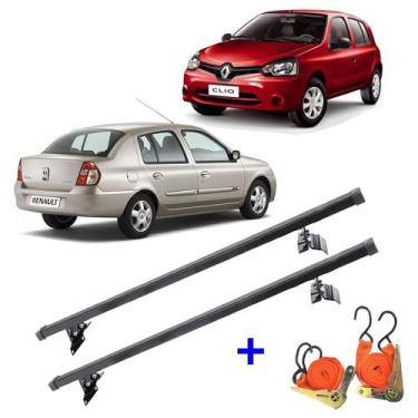 Imagem de Rack Teto Clio Sedan E Hatch 4 Portas 2000 A 2015 + 2 Cintas - Rack de