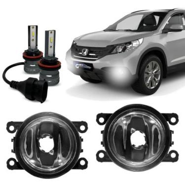 Imagem de Par Farol De Milha Auxiliar Led Small Cr-v 2008 a 2017 - Rayx