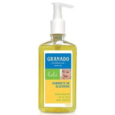 Imagem de SABONETE BEBÊ GLICERINADO GRANADO HIPOALERGÊNICO 250 ML Neutro