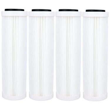 Imagem de 4 Refis Filtro Água Plissado Lavável 9 34'' X 2 12 5 Micra - Royal B&B