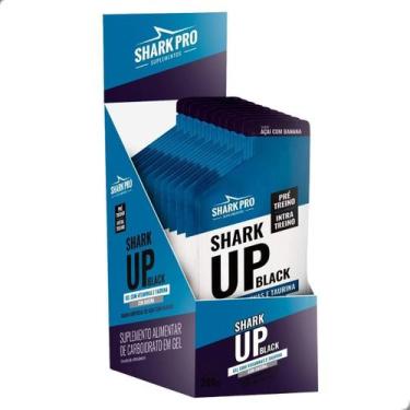 Imagem de Shark UP Black Carbo Gel Endurance 30g Box 10 Sache Shark Pro, Açaí Co
