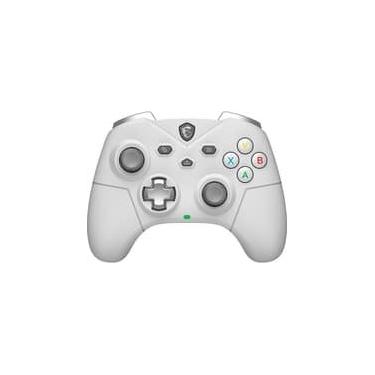 Imagem de Controle Gamer Sem Fio MSI Force GC300 Wireless White, 2.4GHz, Bluetooth, USB2.0 Tipo-C...