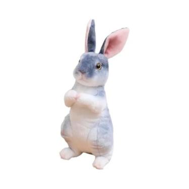 Imagem de Brinquedo De Pelúcia Coelho Realista De 20cm, Coelho Kawaii De Páscoa,