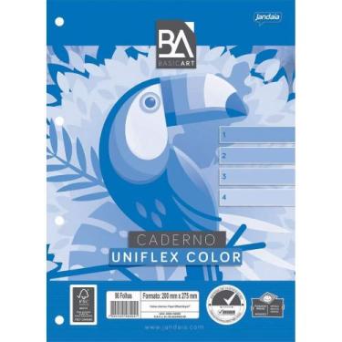 Imagem de Bloco para Fichario Universit. Uniflex Color 96FLS. PCT.C/10 - Jandaia