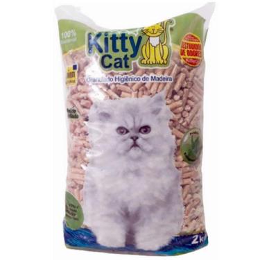 Imagem de Granulado Higiênico de Madeira Kitty Cat - 2kg