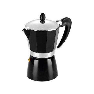 Imagem de Cafeteira Haüskraft 6 Xícaras Manual Preta Italiana - etilux ind e co
