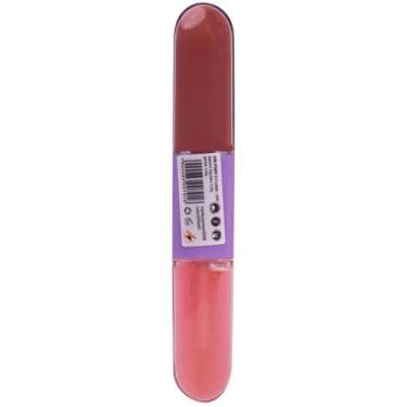 Imagem de Batom Líquido Gloss Duo 2 Em 1 Ruby Rose HBF569, LD02