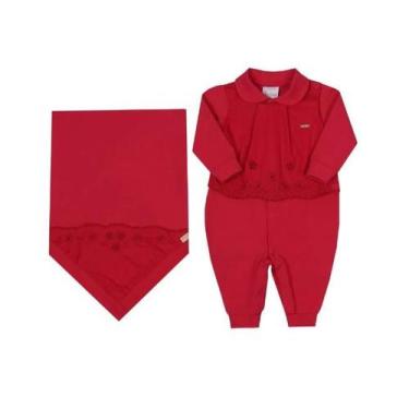 Imagem de Saída de Maternidade Menina Vermelho Paraiso RN 12276