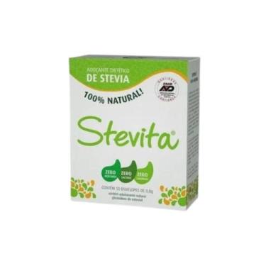 Imagem de Adoçante Dietético Stevita Stevia Sachê 50 Unidades