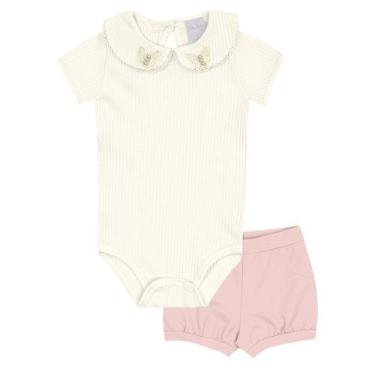 Imagem de Conjunto Bege Bebê Pulla Bulla Menina - 53221-1271, Bege, G