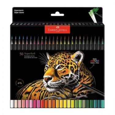 Imagem de Lápis de cor SuperSoft 50 cores 210750 - Faber-Castell