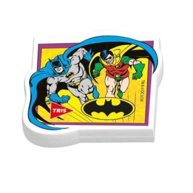 Imagem de Borracha Plástico Batman Decorada TRIS Azul, Azul