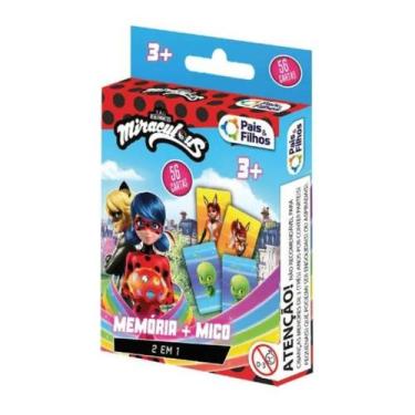 Imagem de Jogo Da Memória + Mico Pais E Filhos 790765-1, UN, Diversas
