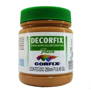 Imagem de Tinta Acrílica Fosca Corfix 250ml para Arte e Artesanato Cor:Toffee, T