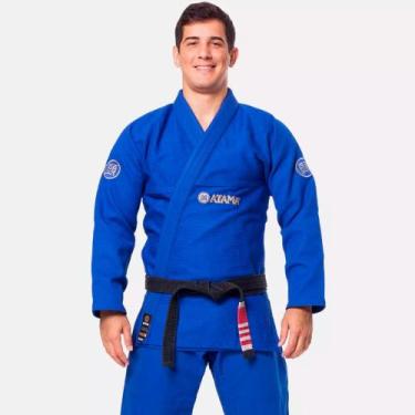 Imagem de Kimono Jiu Jitsu Atama Classic Azul Unissex