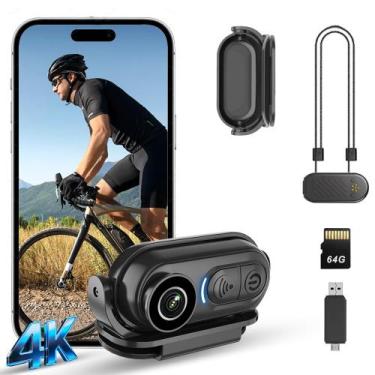 Imagem de Filmadora LEECHATWIN 4K Mini Câmera Corporal 64GB Wi-Fi