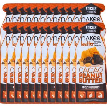 Imagem de Spread Nakee Butter Focus Cacau Manteiga de Amendoim 24 Unidades