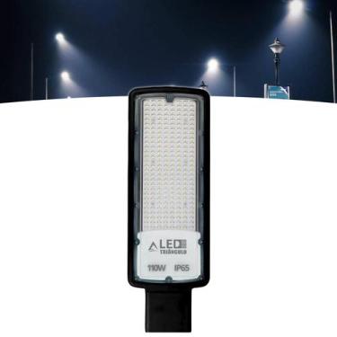 Imagem de Luminária Led Para Poste 110w Iluminação Publica 6500k - LED TRIÂNGULO