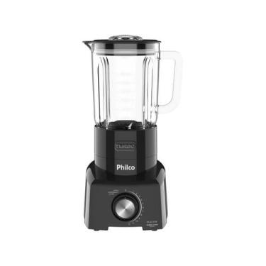 Imagem de Liquidificador Philco PLQ1350 Turbo Glass Pro Maxx 6 1200W Preto 110V,