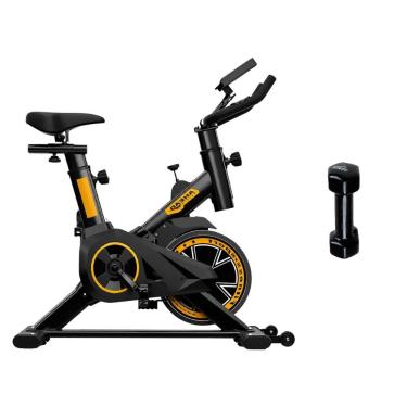 Imagem de Bicicleta Ergométrica Vertical Ahead Sports Spinning Roda Inercia 4kg com Halter 1kg Uso Doméstico Ahead Sports
