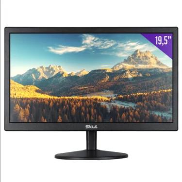 Imagem de Monitor Skul 19.5p Office LED, 5Ms, Com Entrada HDMI + VGA - Sm1955ms