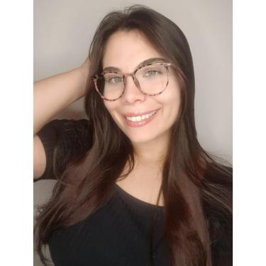 Imagem de Armação Óculos de Grau Feminina Redonda Animal Print Vii-Feminino