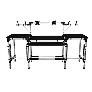Imagem de Suporte Profissional Linear Titanium Racks RAV-L Ideal Para Teclado, Controladora, Mixer, CDJs, Monitor de LCD, Periféricos 19" entre Outros