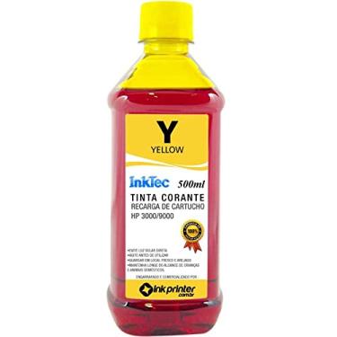 Imagem de Tinta Inktec Amarela para Recarga de Cartucho de Impressora Hp (500ml)