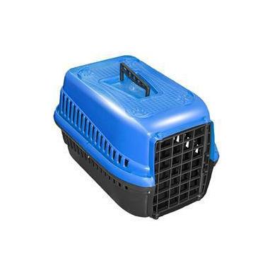 Imagem de Kit 5 Caixas De Transporte N2 Cachorro Gato Pequena Azul - Mec Pet