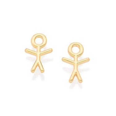 Imagem de Brinco Rommanel Banhado Ouro Menino Palito 526915