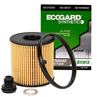 Imagem de ECOGARD Filtro de óleo de cartucho premium S11913 para óleo sintético compatível com Hyundai Sonata 2.0L 2020