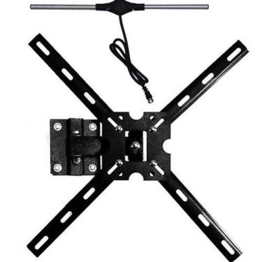 Imagem de Suporte Articulado +  Antena Sinal Digital Tv 3 Movimentos