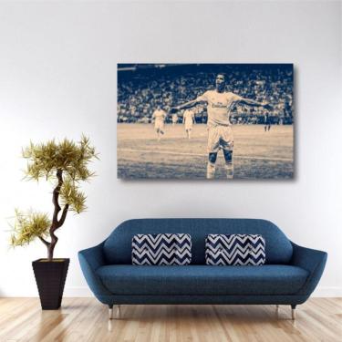 Imagem de Quadro decorativo Cristiano Ronaldo com Tela em Tecido 2