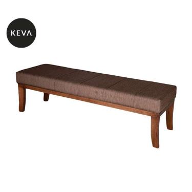 Imagem de banco 2 lugares lucia marrom e imbuia 100 cm