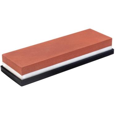 Imagem de Pedra de Afiar Facas Dupla Face 400/1000 Suprema Brinox Pedra para Amolar Profissional