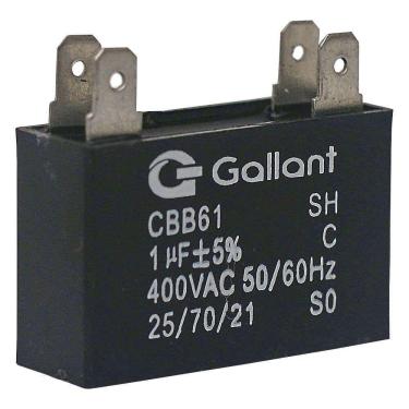 Imagem de Capacitor CBB61 Gallant 1MF +-5% 400VAC - GCP10S00A-PT400