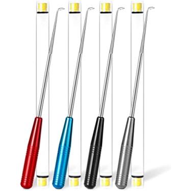 Imagem de Removedor de anzol de pesca removedor de gancho de pesca, dispositivo de remoção rápida de gancho de pesca espaço punho magnético de alumínio ferramenta de remoção de gancho de peixe, dispositivo de desconexão de gancho de pesca para pesca, ferramenta de remoção de gancho de pesca (4 pacotes)