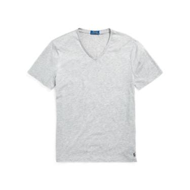 Imagem de Camiseta Polo Ralph Lauren Custom Slim Fit Gola V Masculino
