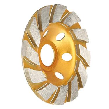 Imagem de Roda de moagem de diamante, 100 mm 3,8" segmento de diamante redondo Roda de moagem Ferramenta de moagem para moagem de várias rodas de pedra e concha