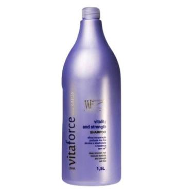 Imagem de Shampoo Vitaforce Wf 1,5L Para Acao Anti Quebra - Wf Cosméticos