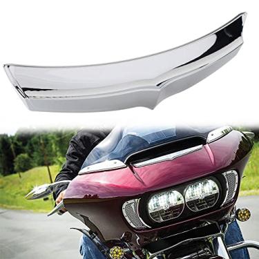 Imagem de FINMOKAL Ponta Do Para-Lama Dianteiro Com Acabamento Cromado Para Harley Touring Street Glide