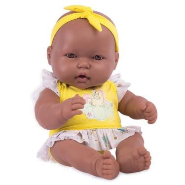 Imagem de Boneca Bebê Menina Neneca 40cm Macia E Cheirosa 100% Vinil - Super Toy