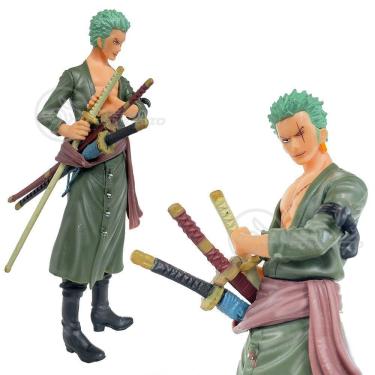 Imagem de Boneco Anime Action Figure One Piece 18cm - Roronoa Zoro