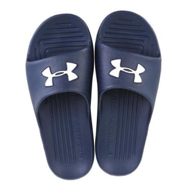 Imagem de Chinelo Under Armour Core - Azul+Branco