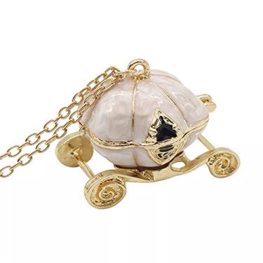 Imagem de CNBPIC Abóbora Charme Longo Suéter Corrente Colar Para Mulheres Pingentes Presentes de Joias de Natal