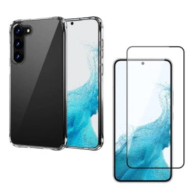 Imagem de Capa Capinha Anti Impacto Compatível Com Samsung Galaxy S23+ Plus + Película de Vidro Temperado 3D - (Hard Glass Store)