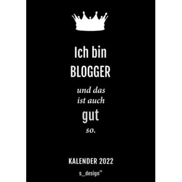 Imagem de Kalender 2022 für Blogger / Bloggerin / Vlogger / Influencer: Din A4 Tages-Planer / Wochenplaner / Terminkalender für das ganze Jahr: Termin-Planer / Termin-Buch / Journal für Tages-Planung & Notizen
